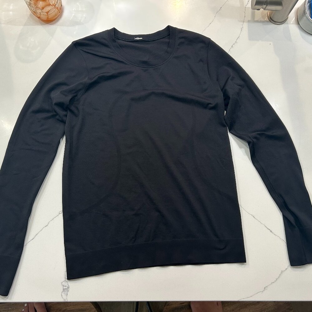 Lululemon Swiftly Relaxed Long Sleeve Shirt - Black - Size4